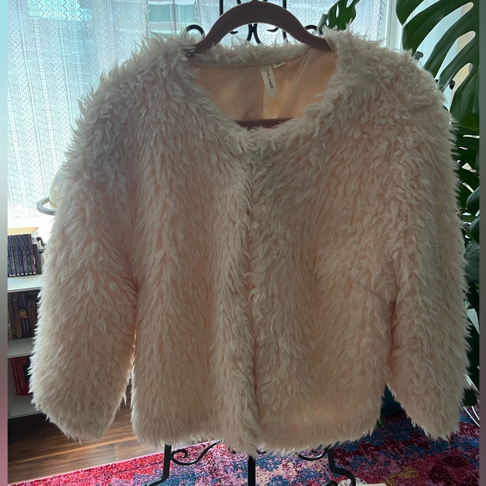 Cropped Teddy Jacket
